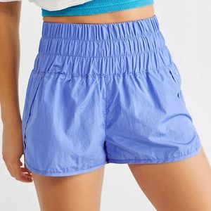 Free people movement the way home shorts African violet *small bleach stains